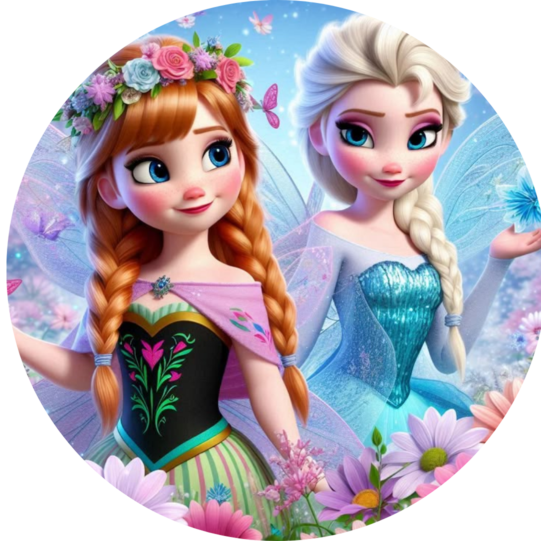 Oblea para Tarta Hielo y Nieve – Papel de Azúcar Decorativo Infantil