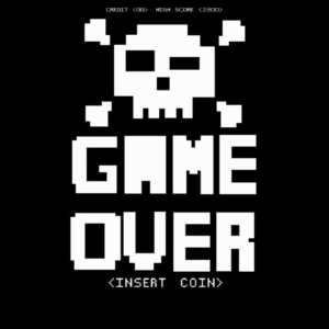 Oblea Comestible Game Over – Decoración para Tartas de Cumpleaños Gamer