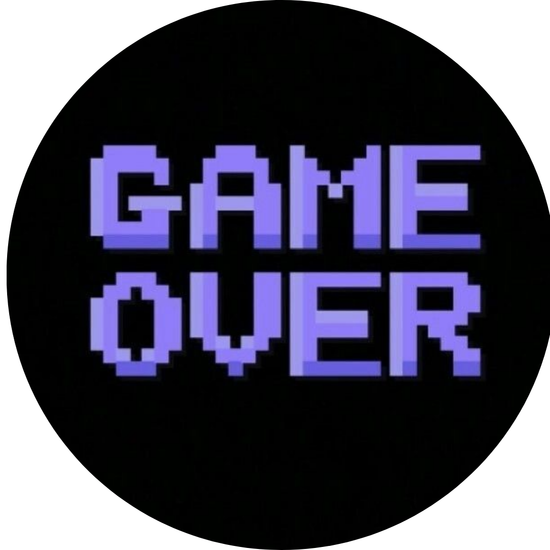 Oblea Comestible Game Over para Tarta – Decoración Gaming – Papel de Azúcar