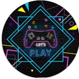 Decoración Oblea Comestible para Tartas Gamer