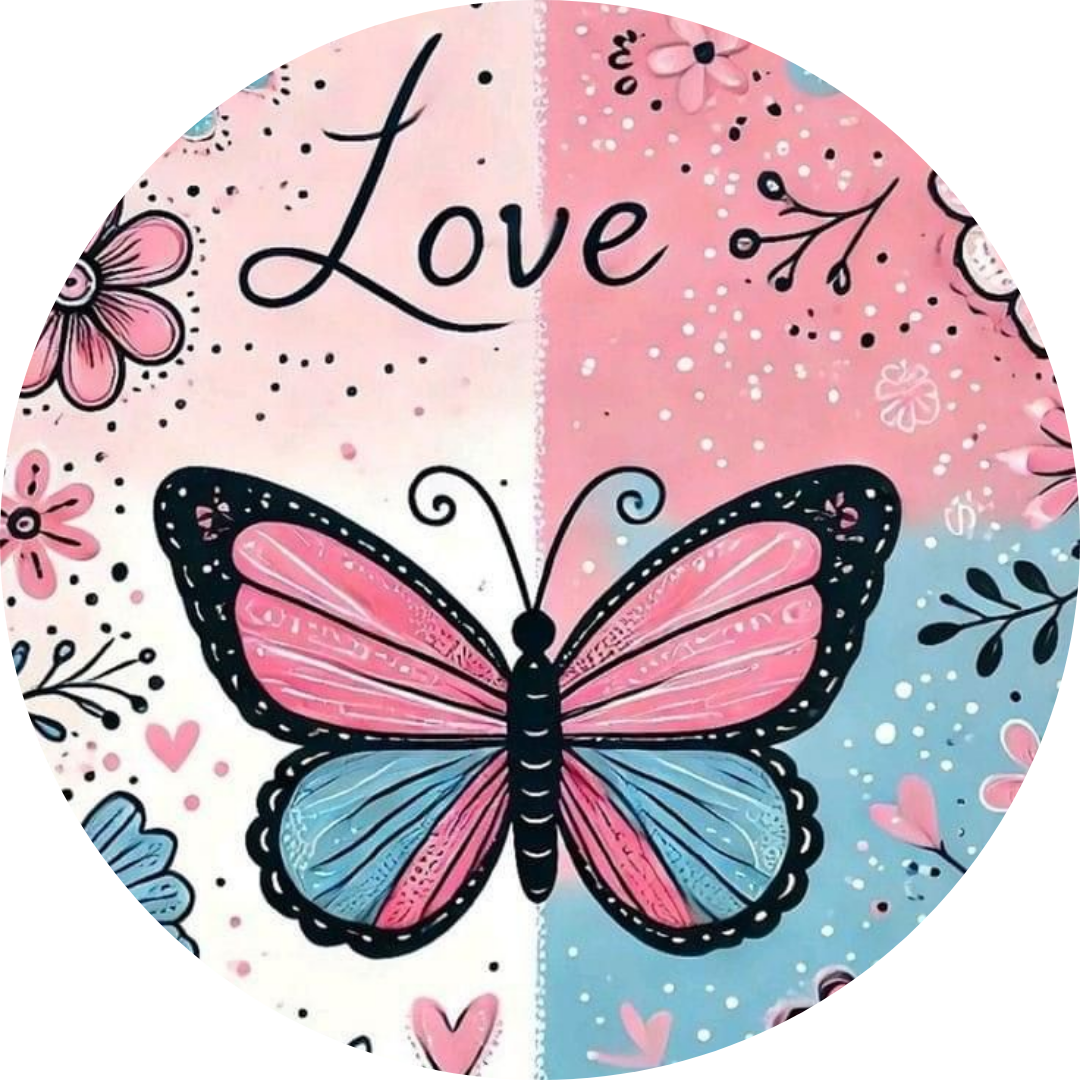 Oblea Comestible Mariposas Coloridas – Decoración Tartas Cumpleaños