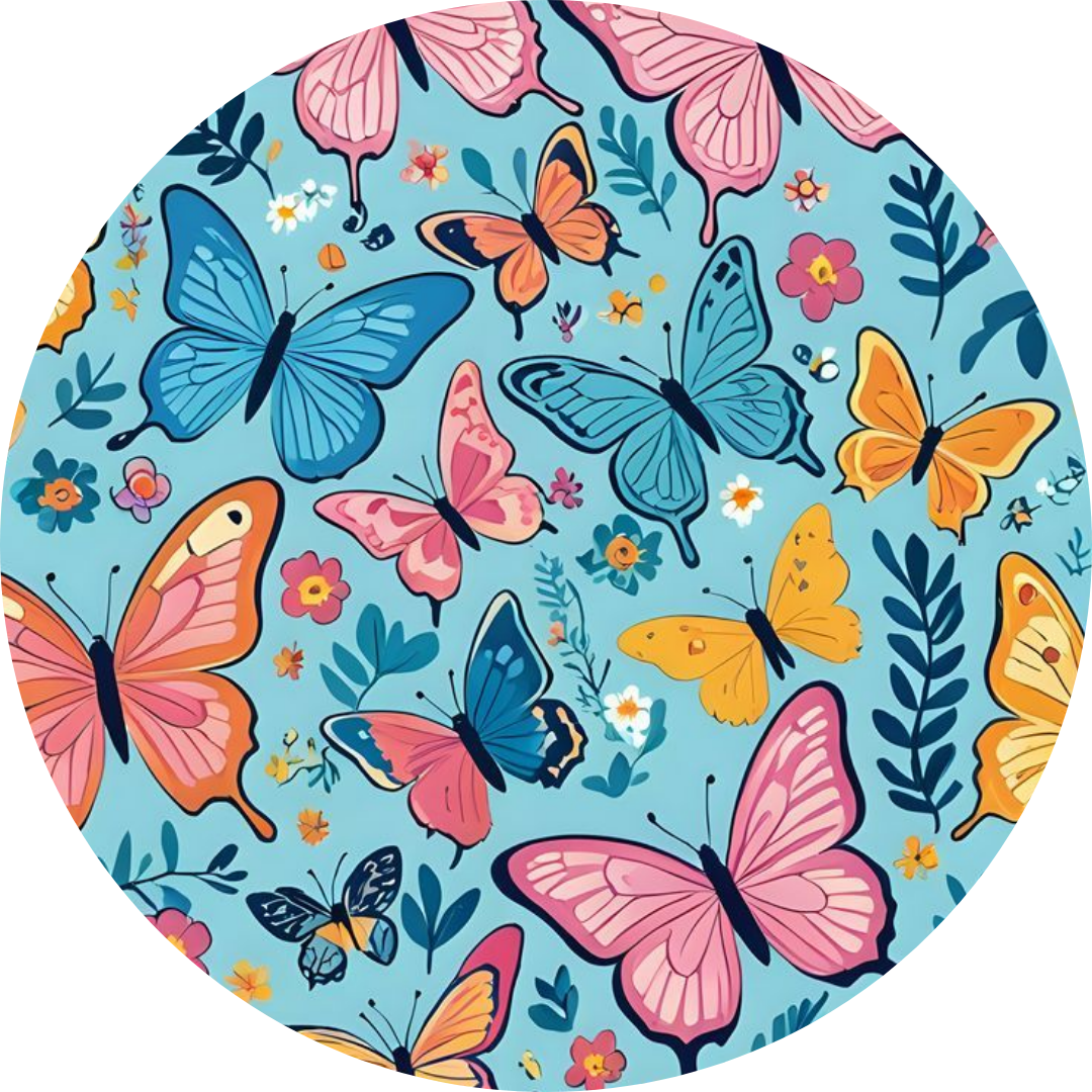 Oblea para Tarta Mariposas – Decoración Comestible Cumpleaños