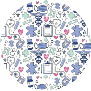 Oblea para Tarta Medicina – Decoración Comestible Temática Médica