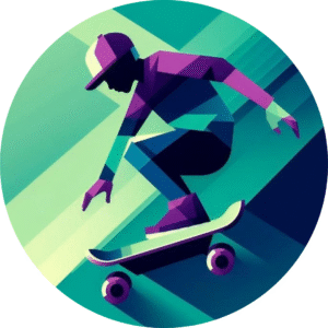 Oblea Comestible Diseño Skate para Tarta