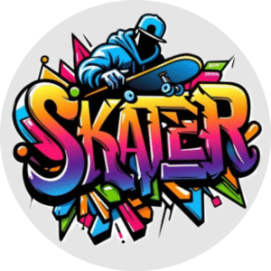 Oblea Comestible Patineta y Skate para Tartas