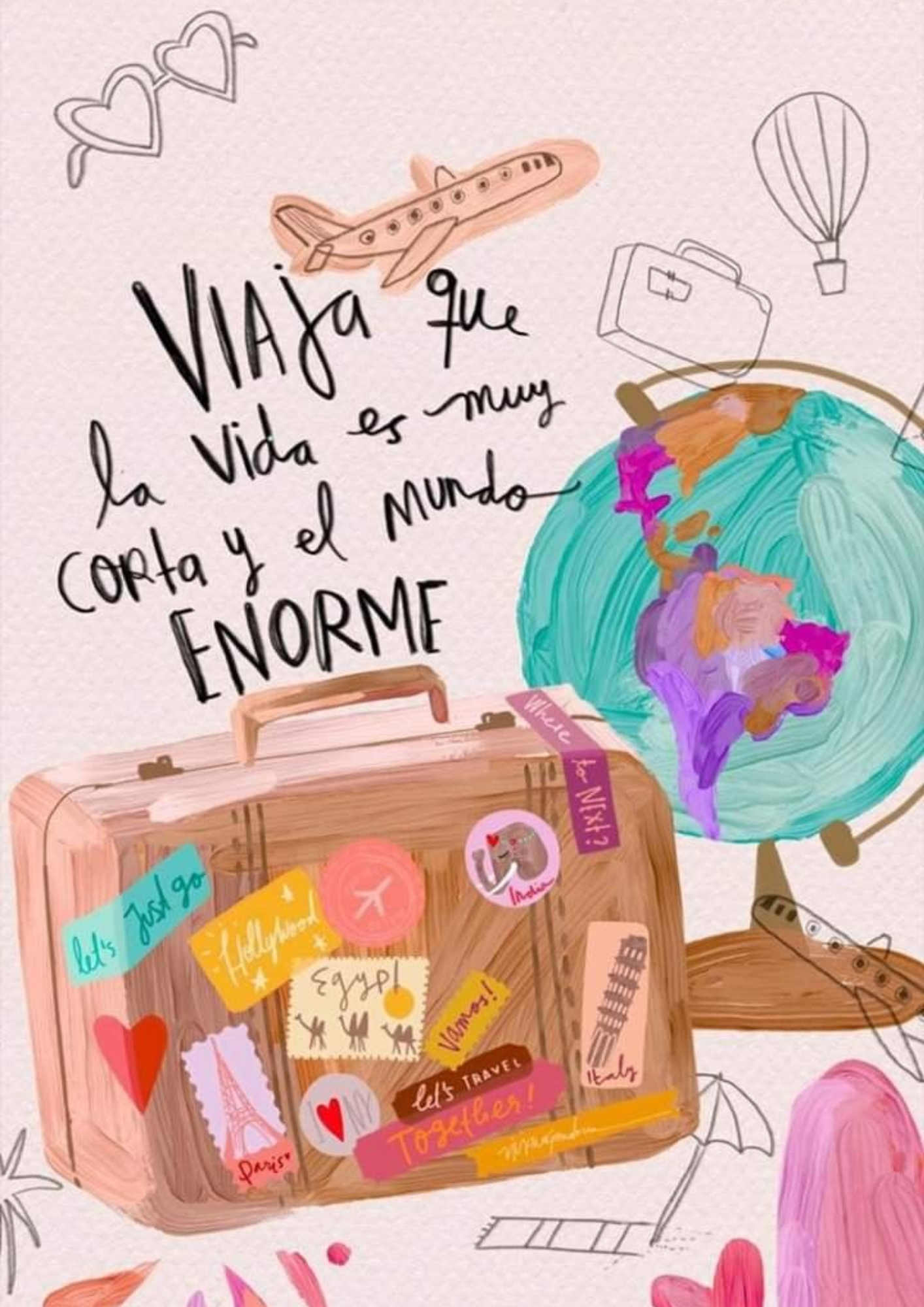 Oblea Comestible Travel World para Tarta