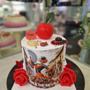 Tarta Temática Feria de Sevilla para Cumpleaños