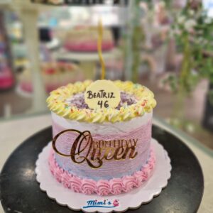 Tarta Cumpleaños Elegante Queen