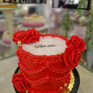Tarta Cumpleaños Elegante Vintage