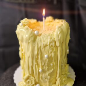 Tarta Cumpleaños con Forma de Vela