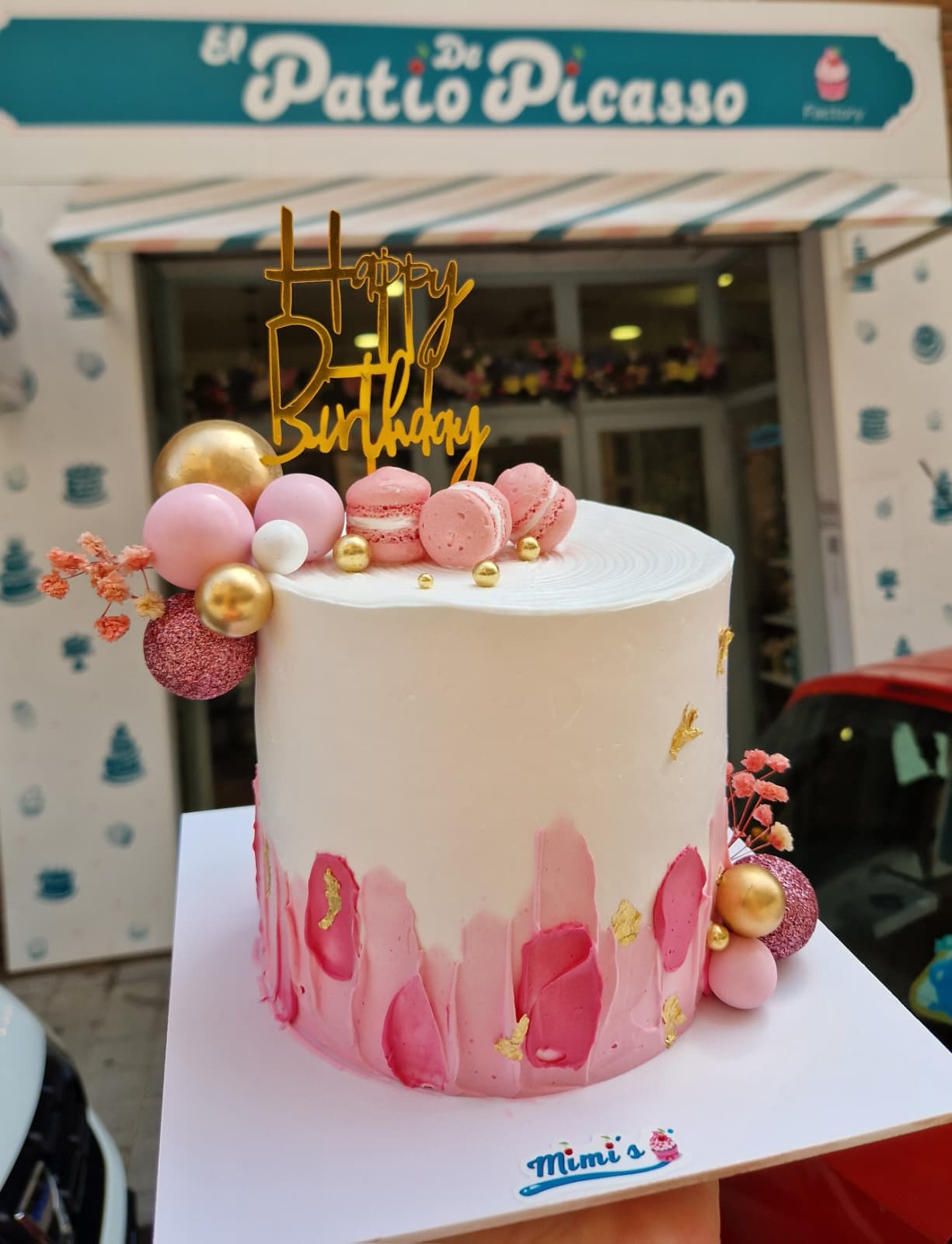 Tarta de Cumpleaños Elegante