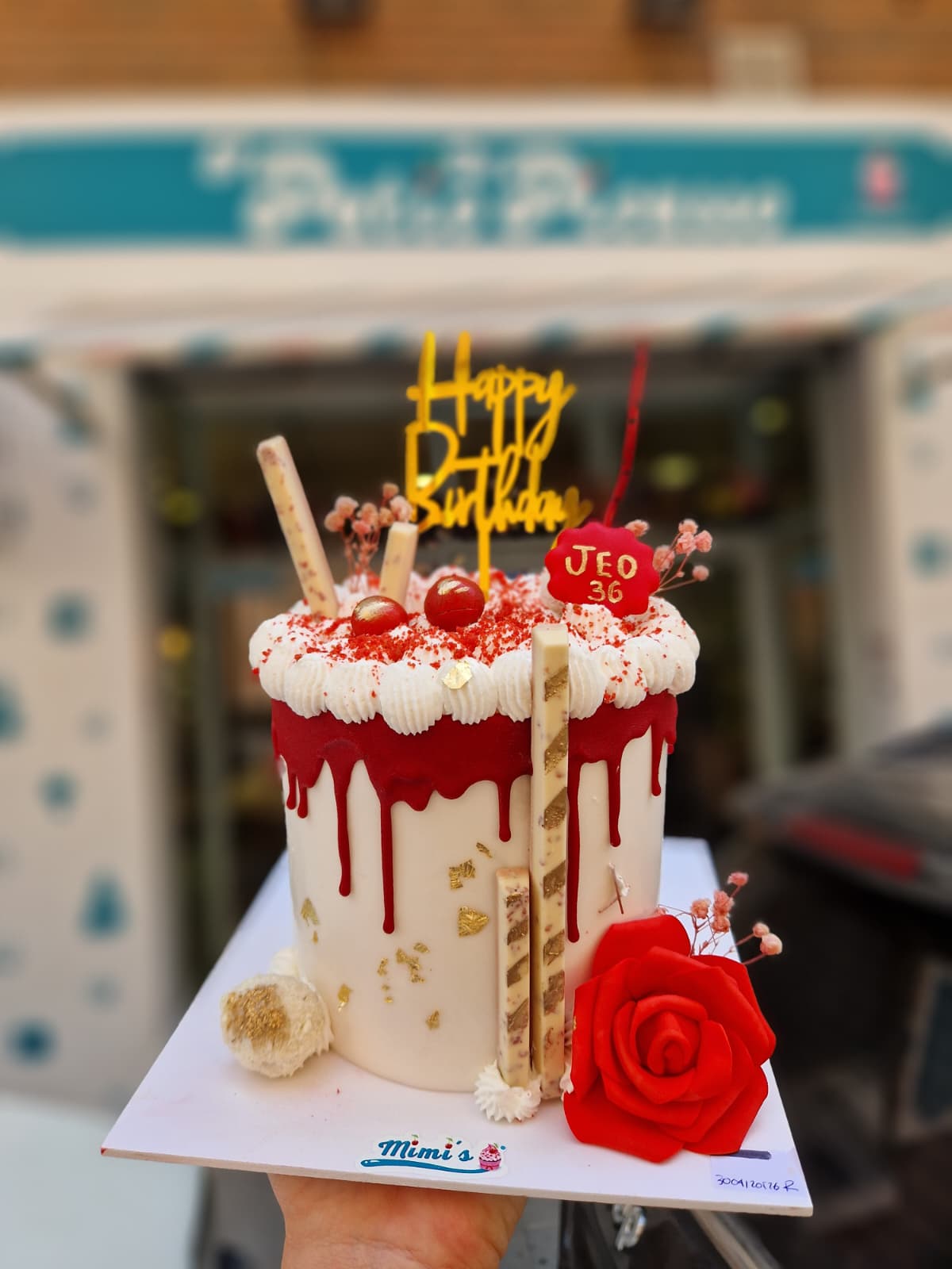 Tarta de Cumpleaños Elegante