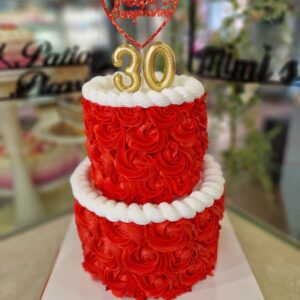 Tarta de Cumpleaños Elegante