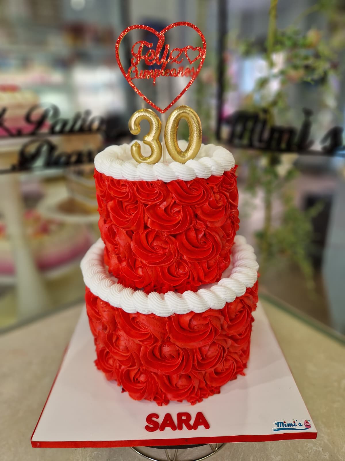Tarta de Cumpleaños Elegante