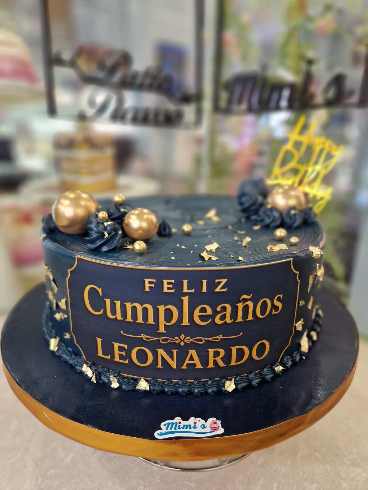 Tarta de Cumpleaños Elegante