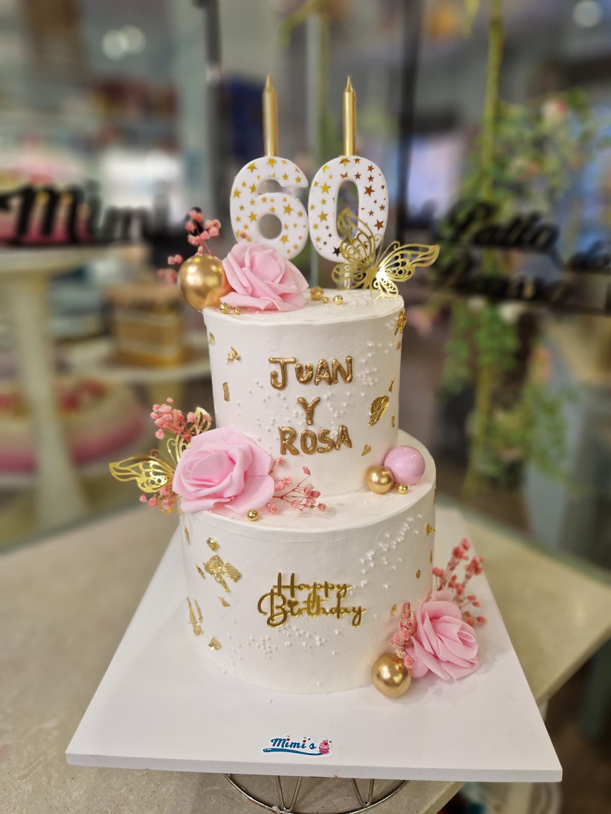 Tarta de Cumpleaños Elegante