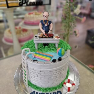 Tarta Cumpleaños Personalizada Barbacoa
