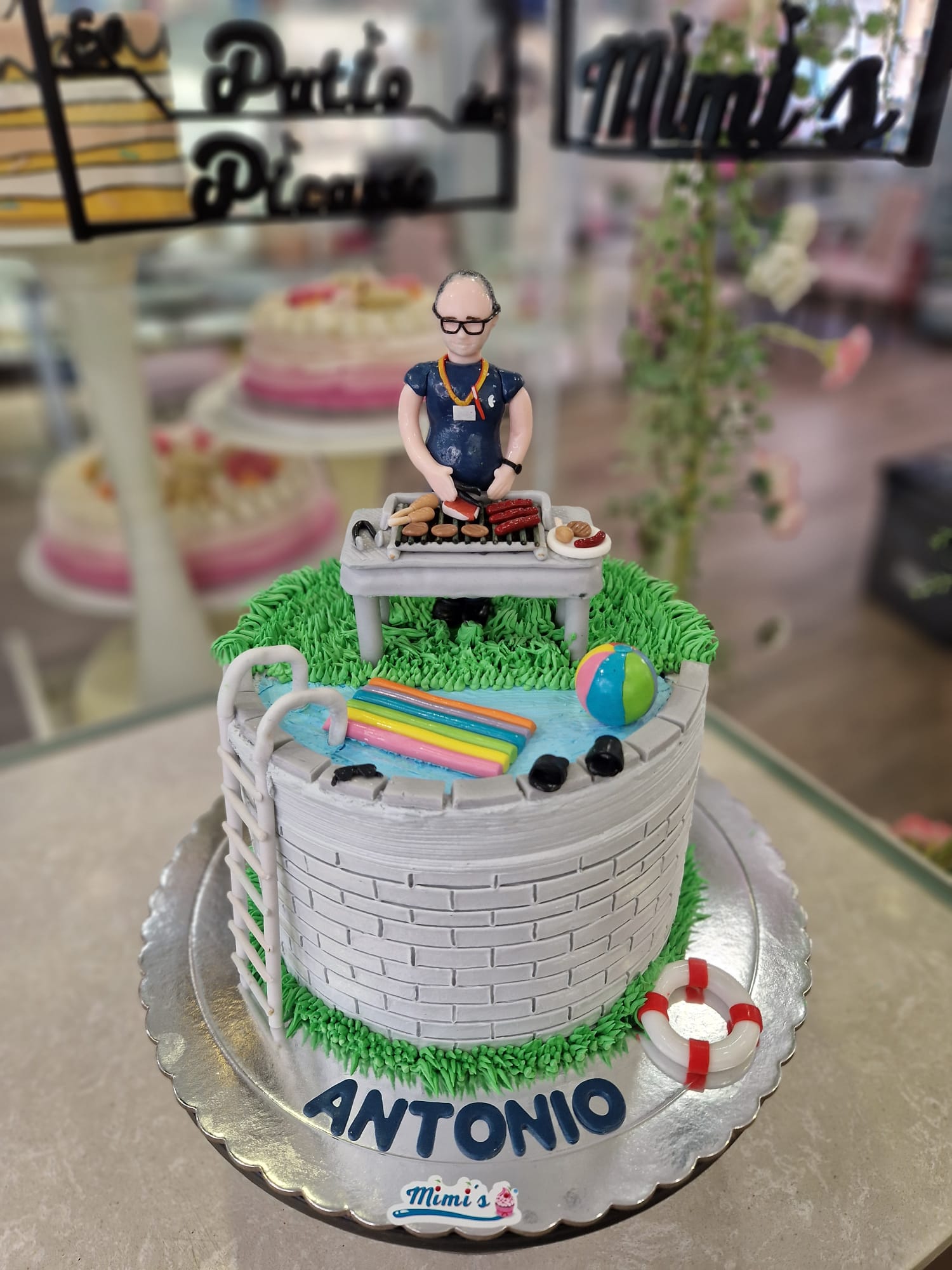 Tarta Cumpleaños Personalizada Barbacoa