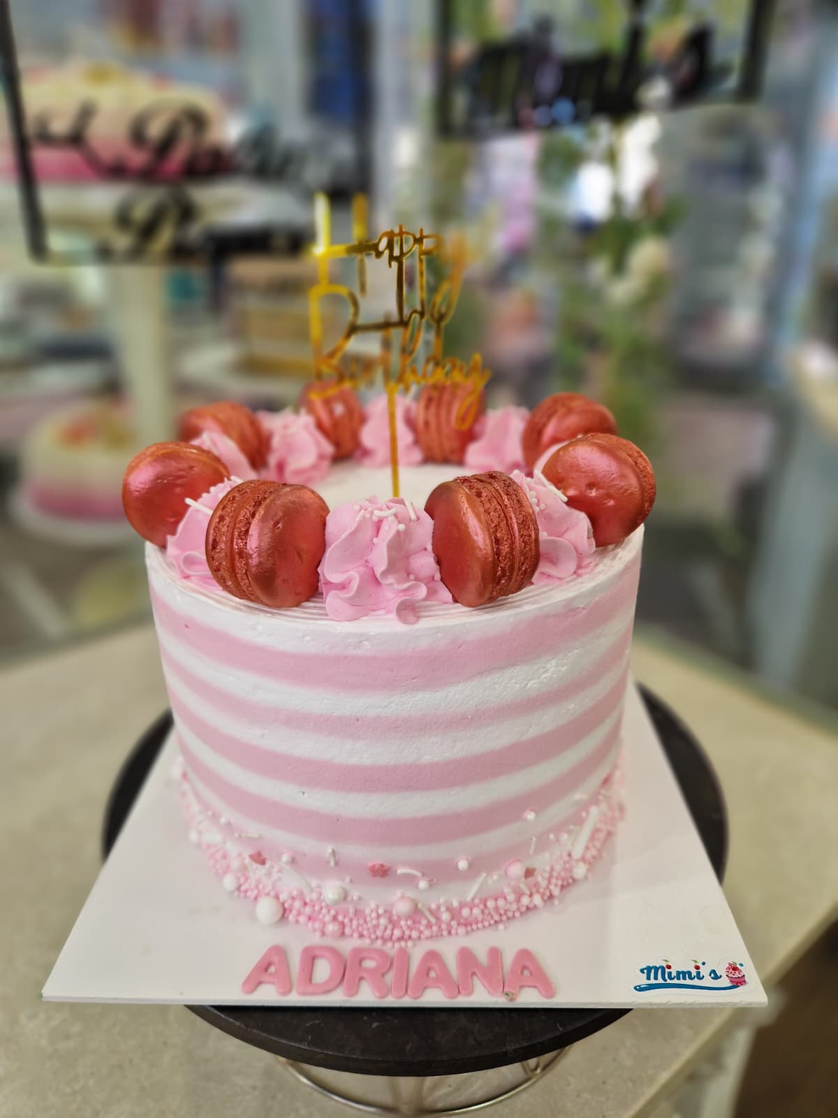 Tarta de Cumpleaños Elegante